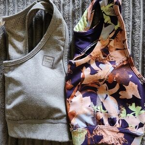 Bundle Of Sports Bras (2) Fila And Tek Gear